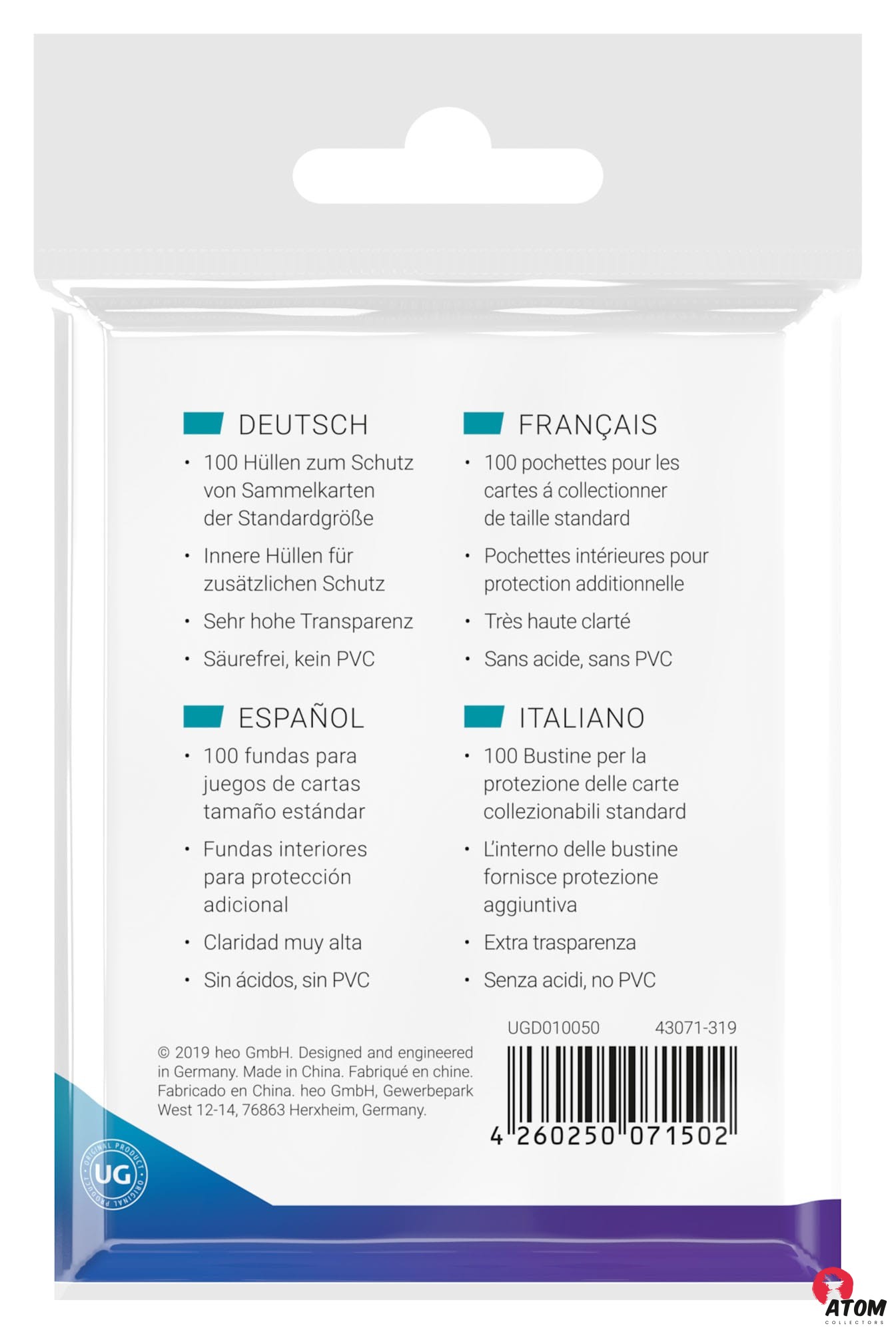 Ultimate Guard - Precise-Fit Sleeves - Standard Size (100) – Image 3