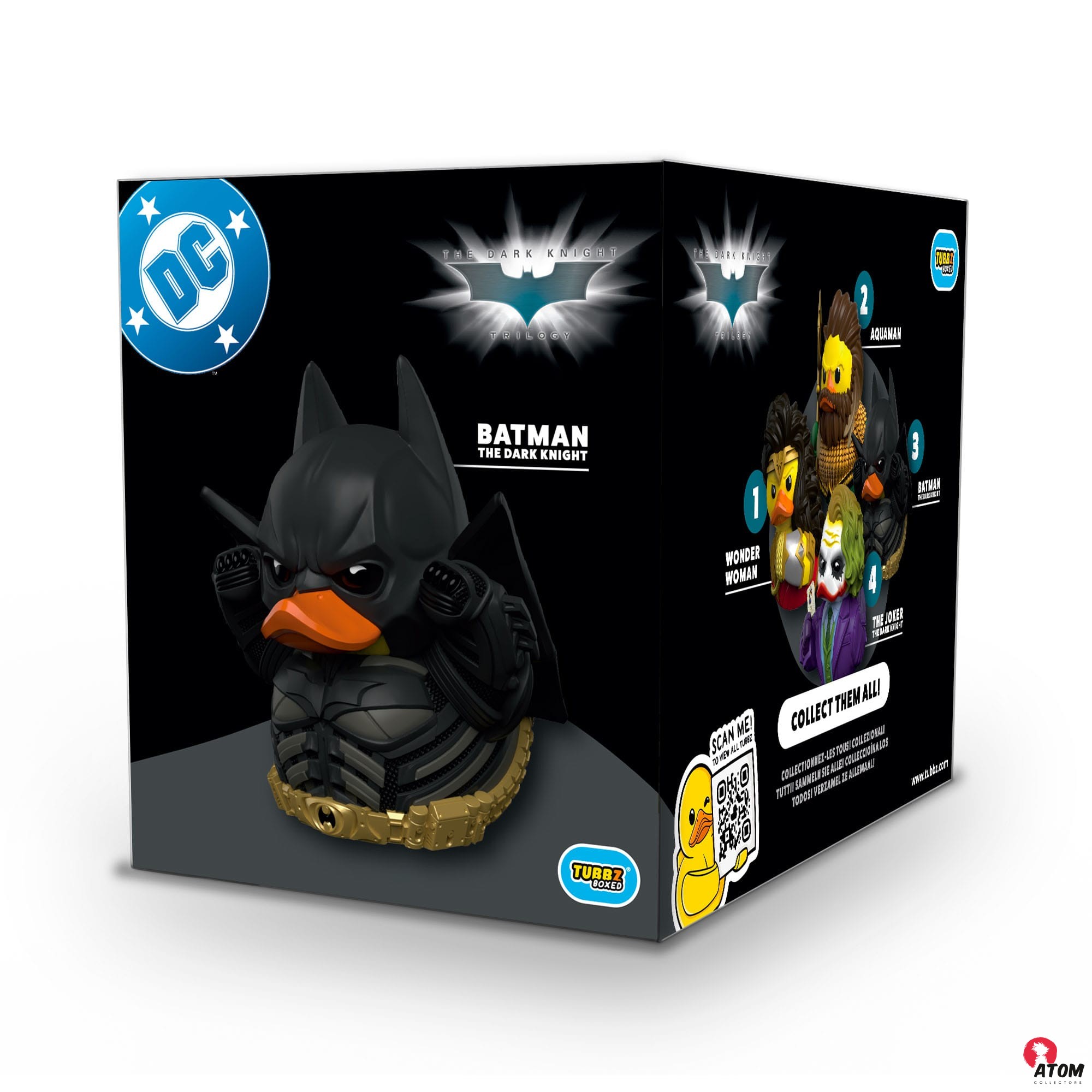 Figurine DC Comics - Tubbz Batman The Dark Knight en PVC- édition en boîte - (10 cm) - Numskull – Image 3