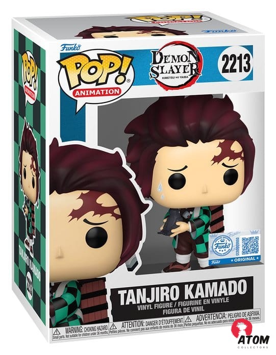 Demon Slayer : Kimetsu no Yaiba POP! Animation Vinyl - Figurine Tanjiro w/Crow - (9 cm) - Funko