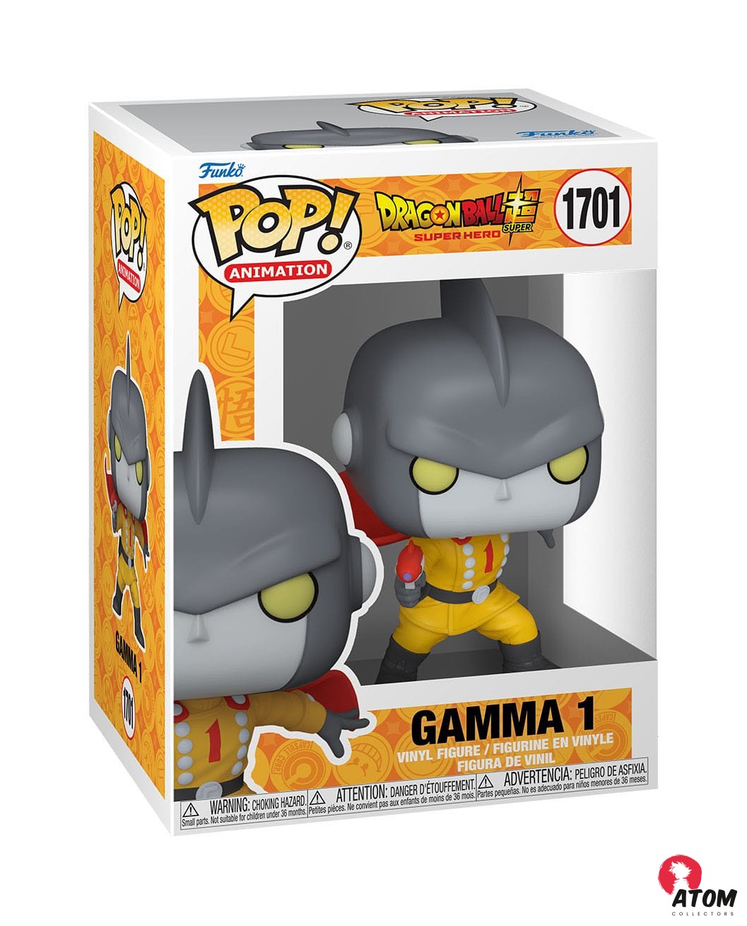 Dragon Ball Super - Super Hero POP! - Animation Vinyl figurine Gamma 1 - (9 cm) - Funko