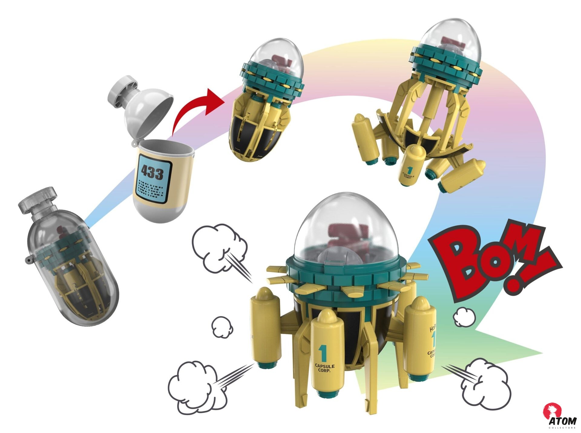 Dragon Ball - Changearts Capsule Hoi-Poi No. 433 - Trunks's Time Machine - Tamashii Nation – Image 7