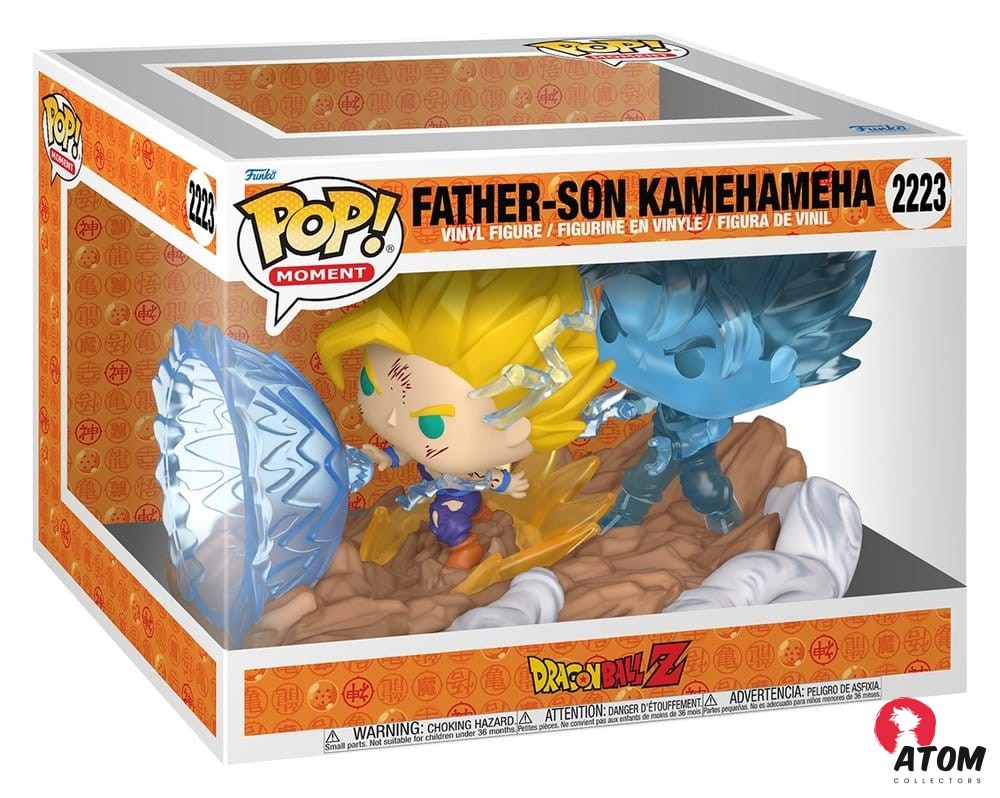 Dragon Ball Z POP - Moments Vinyl - Figurines Father-Son Kamehameha - (9 cm) - Funko