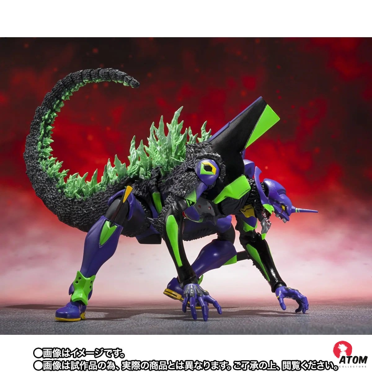 Figurine S.H.MonsterArts Evangelion Test Type-01 G Awakening Form (15cm) Bandai Tamashii Nations – Image 2