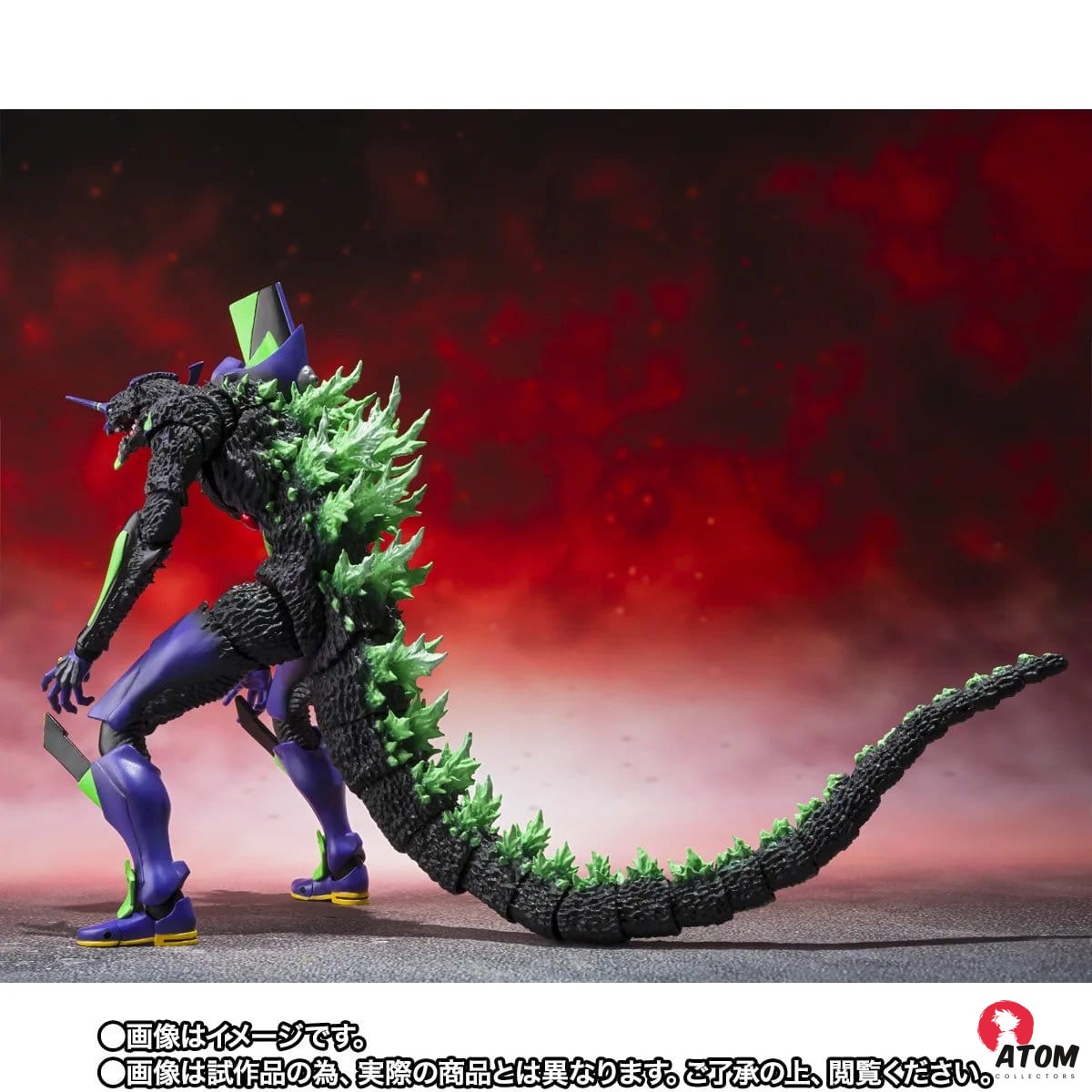 Figurine S.H.MonsterArts Evangelion Test Type-01 G Awakening Form (15cm) Bandai Tamashii Nations – Image 4