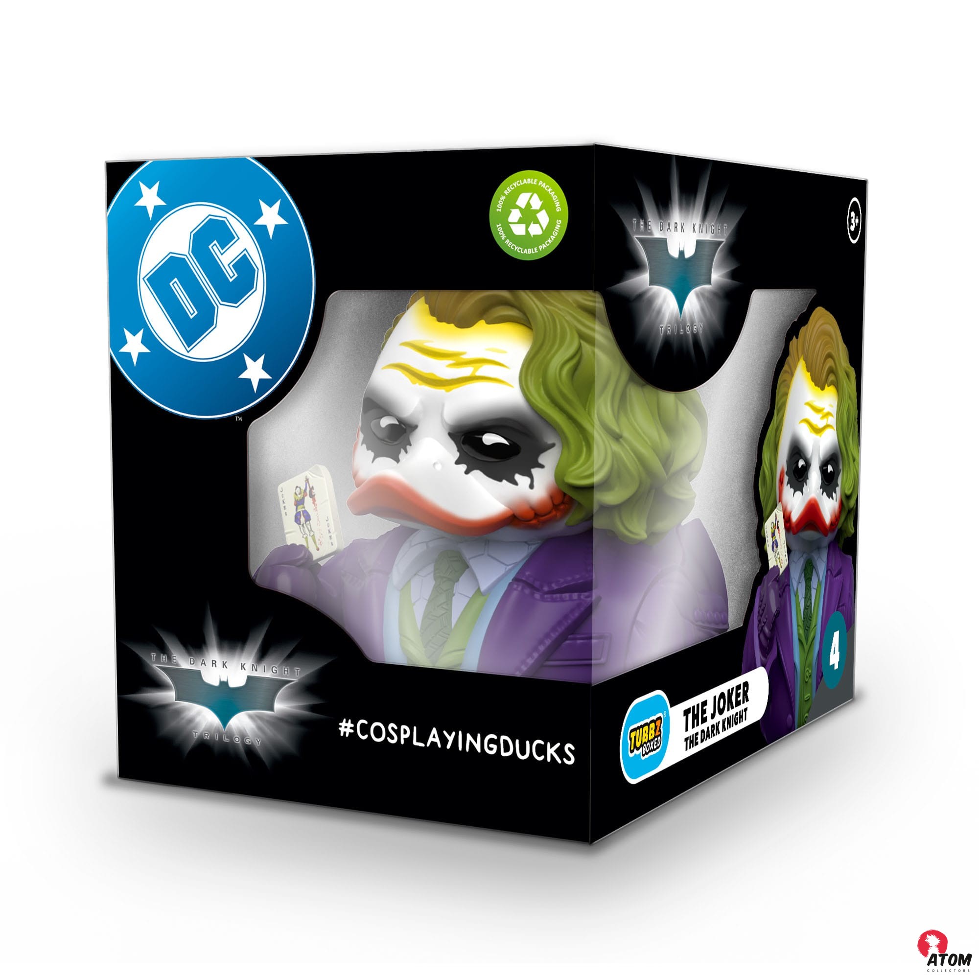DC Comics Tubbz figurine PVC Joker The Dark Knight Boxed Edition - (10 cm) - Numskull