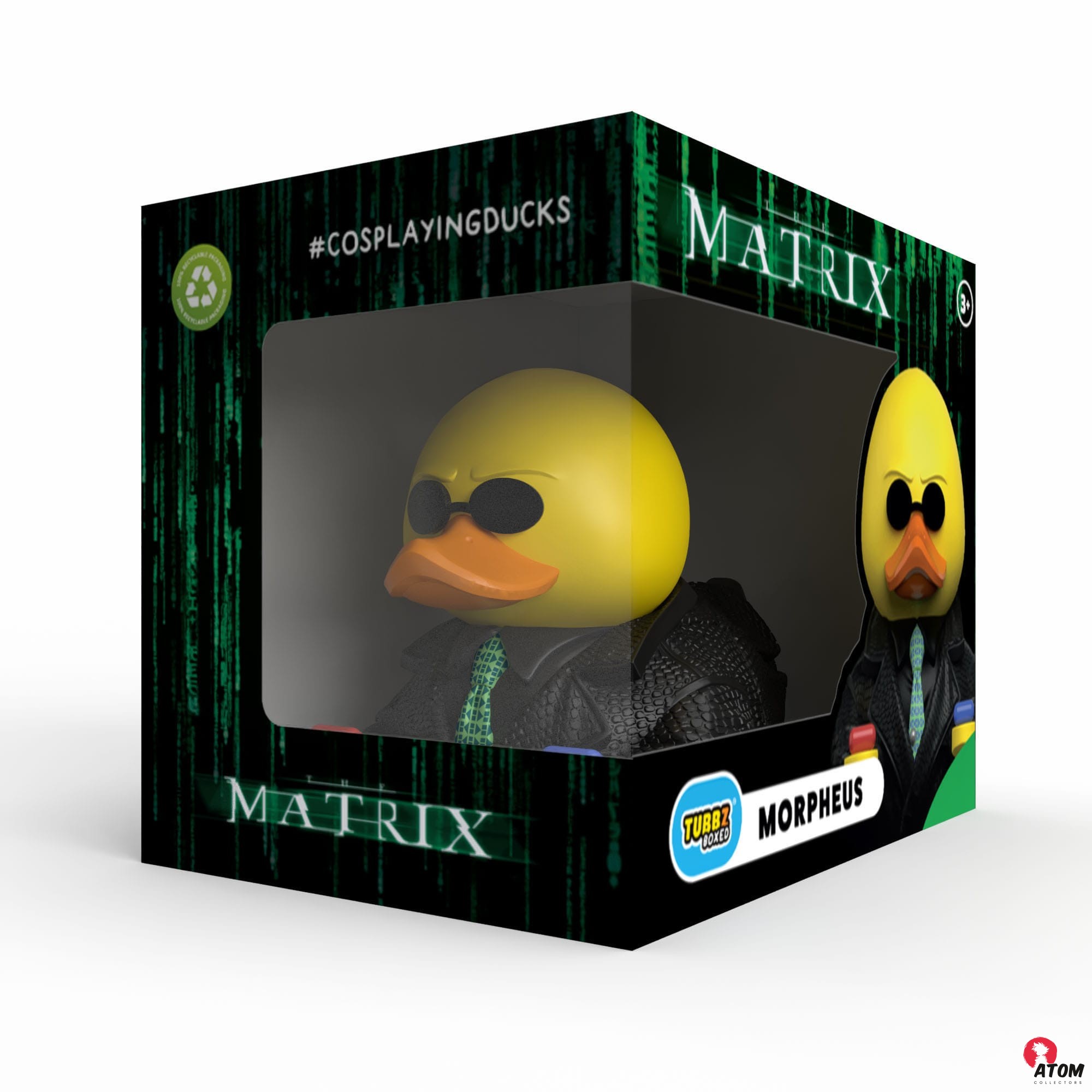 Figurine Matrix - Tubbz Morpheus en PVC- édition en boîte - (10 cm) - Numskull
