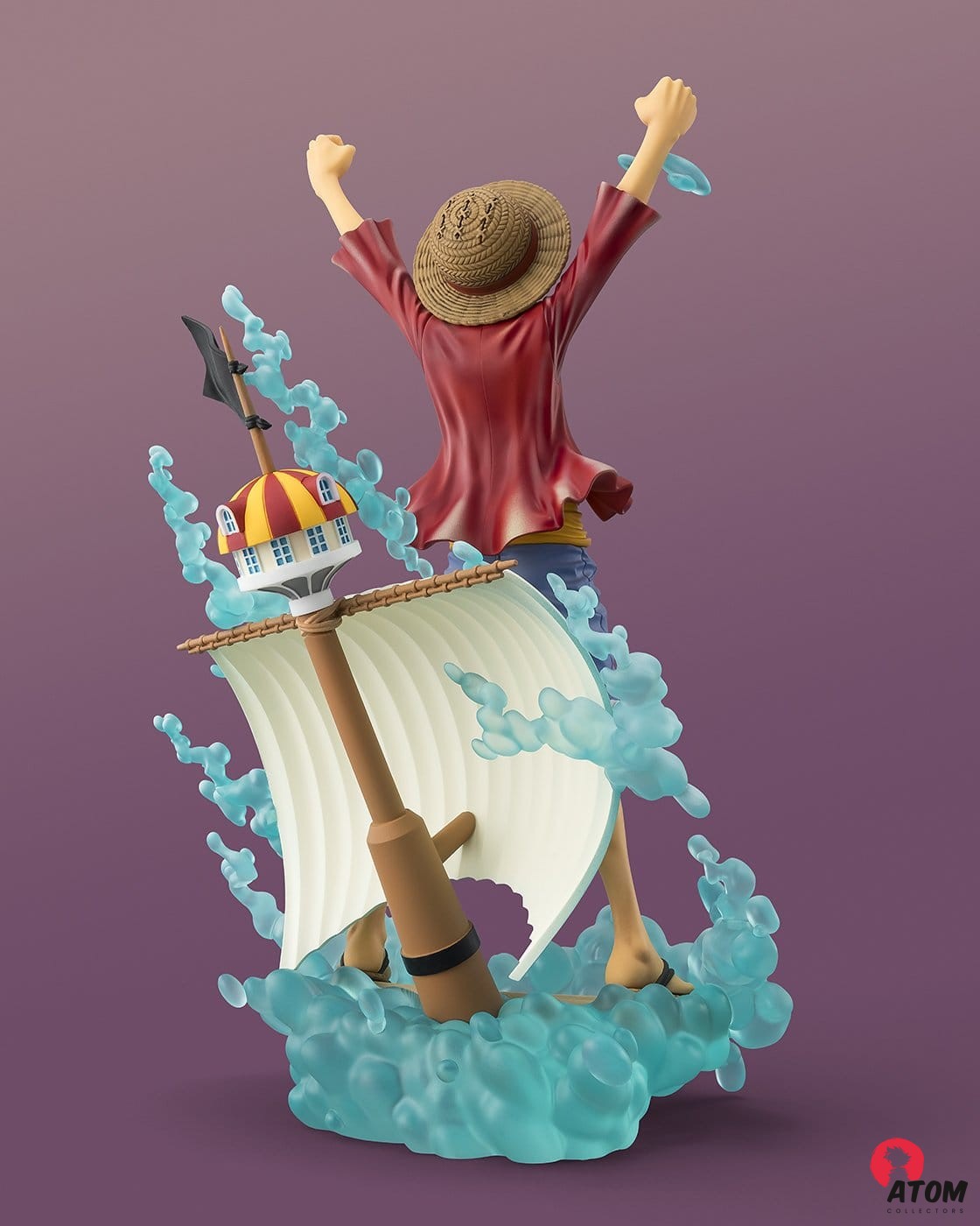 One Piece Figuarts ZERO - (STARTune) figurine PVC Monkey D. Luffy -Setting out for the New World- (25 cm) - Bandai Tamashii Nations – Image 4
