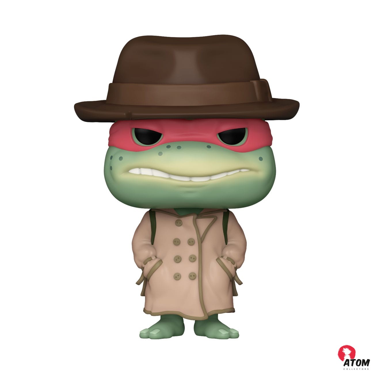 Tortues Ninja POP! - Movies Vinyl - Figurine Raphael w/Coat & Hat - (9 cm) - Funko – Image 2