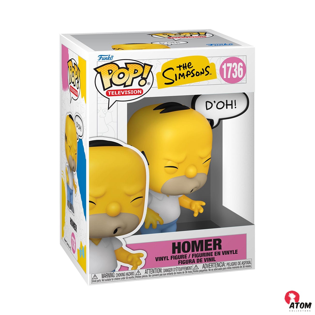 The Simpsons - Figurine POP! - Sayings Vinyl - Homer - (9 cm) - Funko