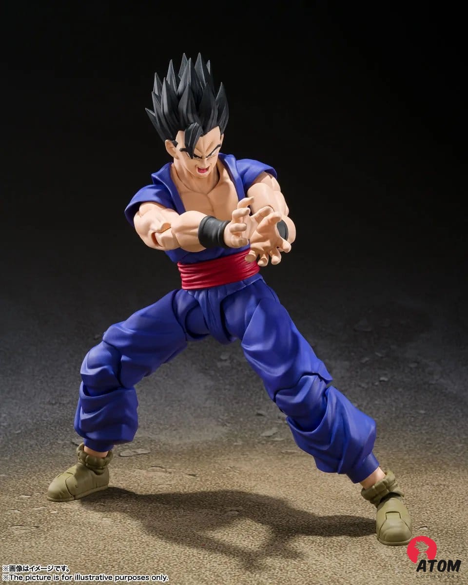Figurine S.H. Figuarts -Dragon Ball Super - Figurine Ultimate Son Gohan Super Hero - (14 cm). Bandai Tamashii Nations – Image 2