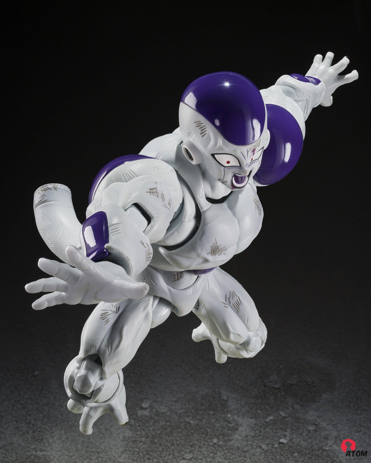 Figurine S.H. Figuarts -Dragon Ball - Figurine Freezer Frieza Battle Scarred Edition - (13 cm). Bandai Tamashii Nations