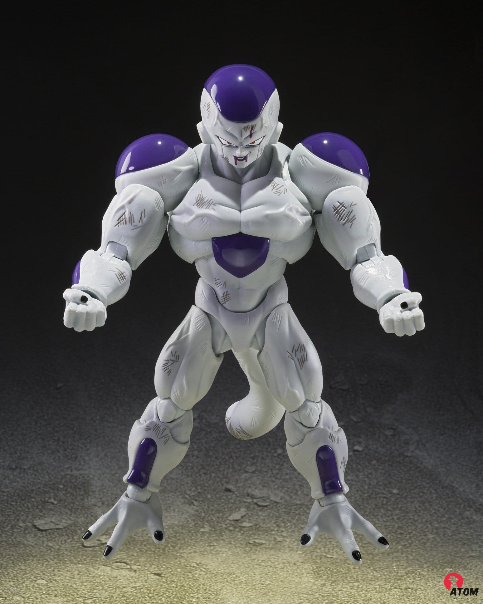 Figurine S.H. Figuarts -Dragon Ball - Figurine Freezer Frieza Battle Scarred Edition - (13 cm). Bandai Tamashii Nations – Image 4