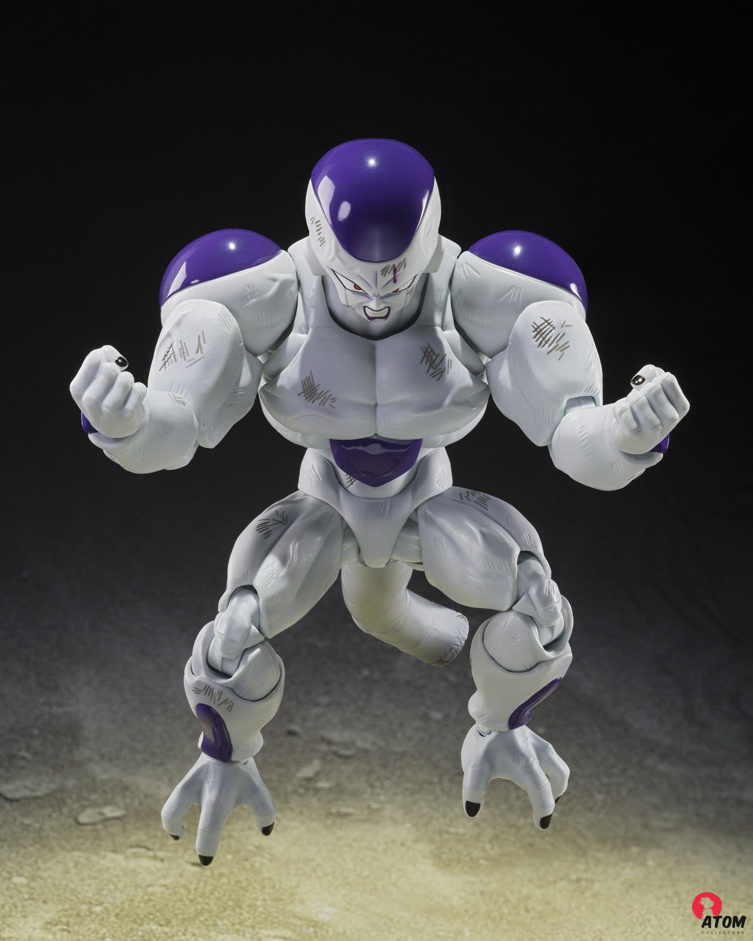 Figurine S.H. Figuarts -Dragon Ball - Figurine Freezer Frieza Battle Scarred Edition - (13 cm). Bandai Tamashii Nations – Image 6