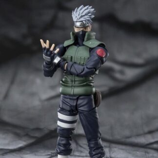 Figurine S.H. Figuarts - Naruto - Figurine Kakashi Hatake -The famed Sharingan Hero - (16 cm) . Bandai Tamashii Nations