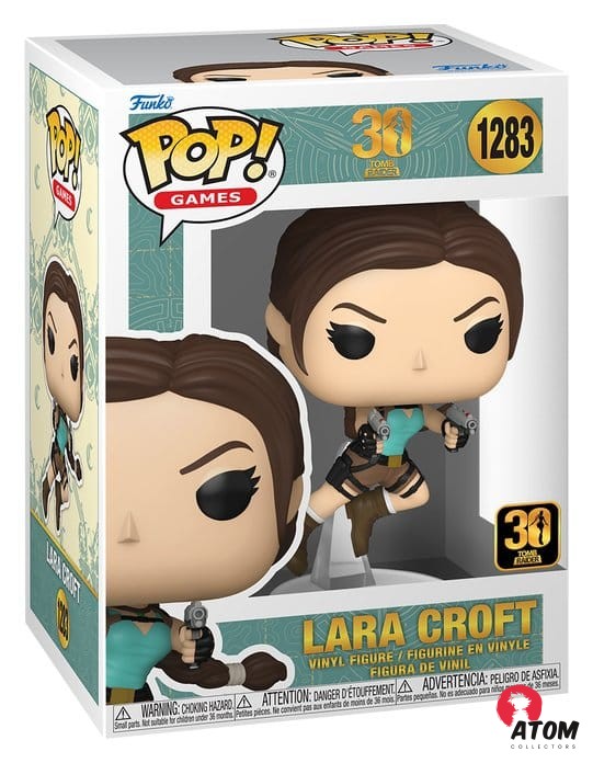 Tomb Raider POP - Games Vinyl figurine - Lara Croft (30th Anniversary) - 9 cm - Funko