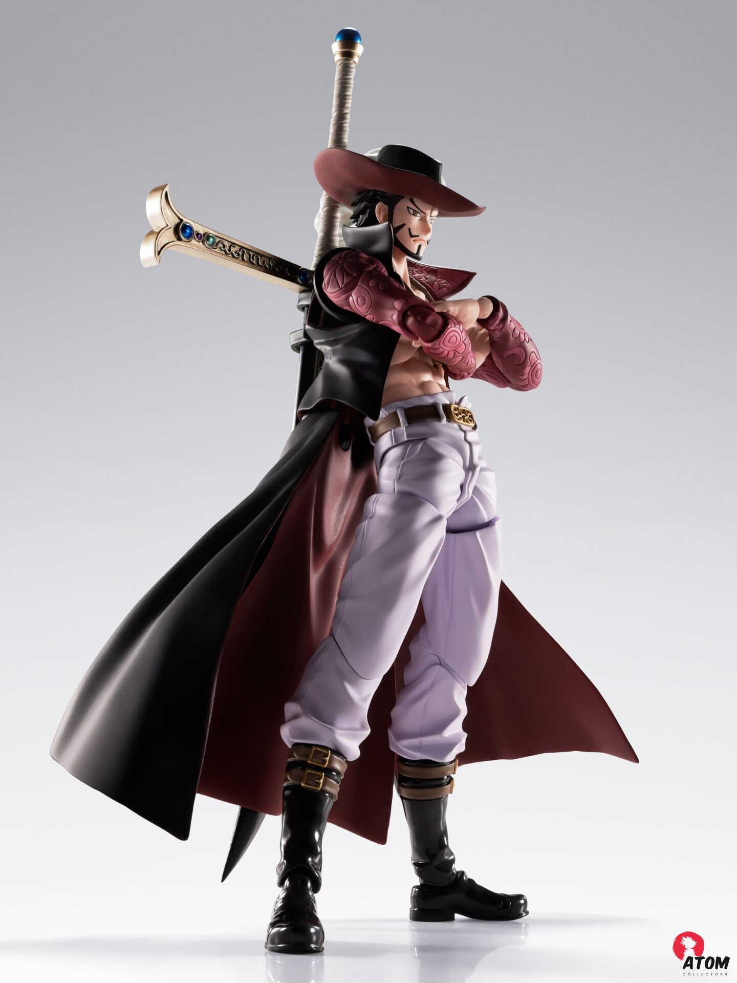 One Piece figurine - S.H.Figuarts Dracule Mihawk Hawkeye- (17 cm) - Bandai Tamashii Nations – Image 8