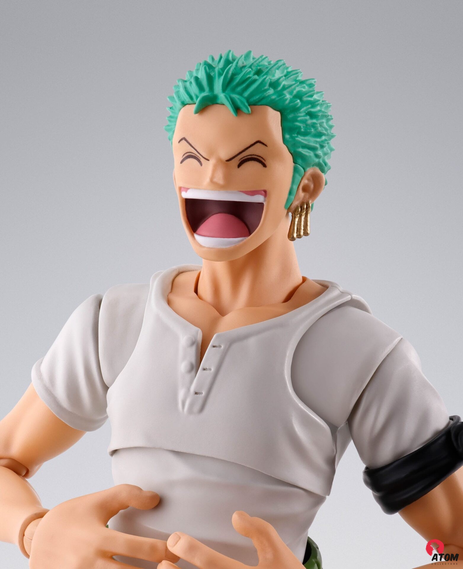 One Piece figurine - S.H.Figuarts Roronoa Zoro Romance Dawn Ver. - (15 cm) - Bandai Tamashii Nations – Image 2