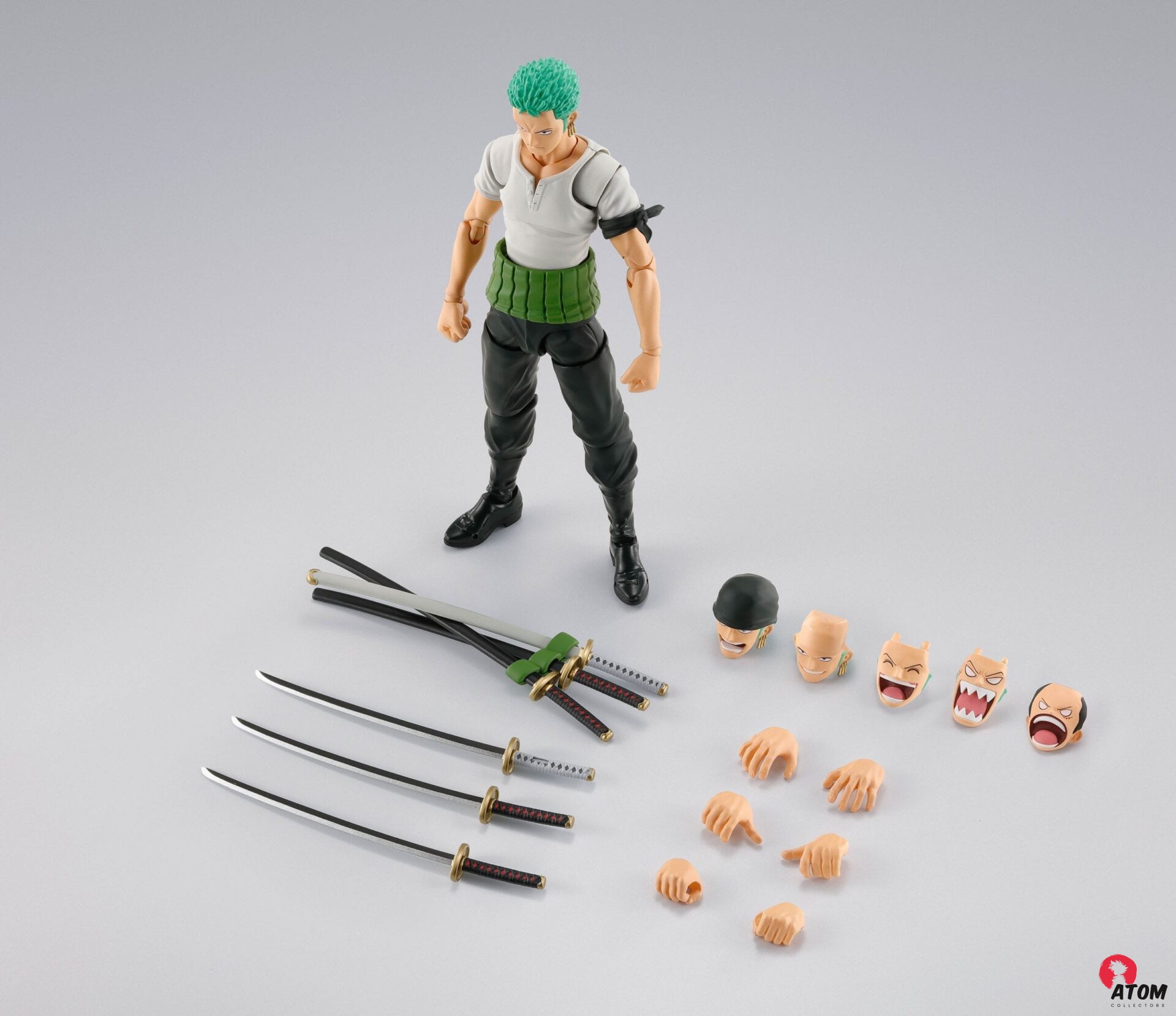 One Piece figurine - S.H.Figuarts Roronoa Zoro Romance Dawn Ver. - (15 cm) - Bandai Tamashii Nations – Image 3