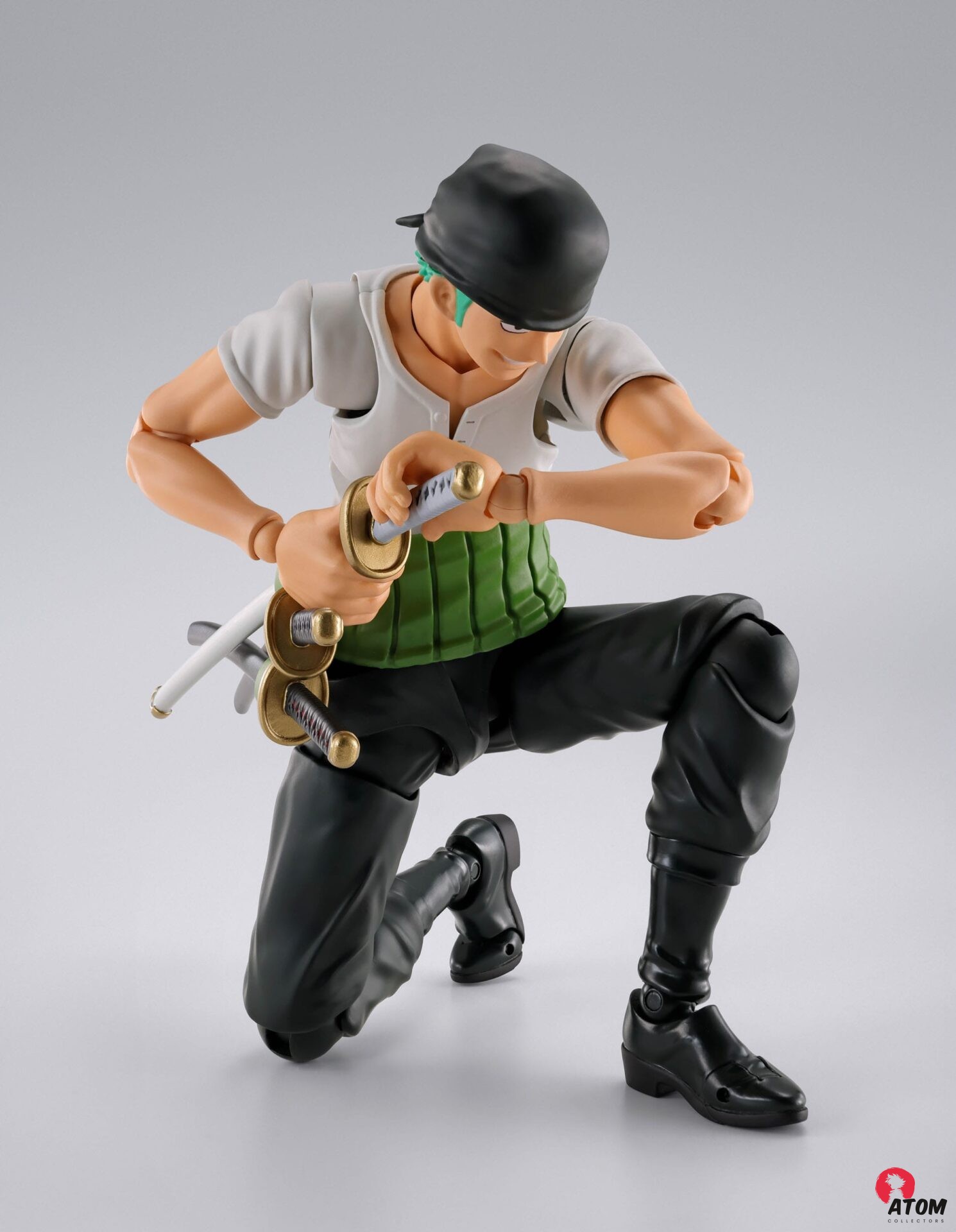One Piece figurine - S.H.Figuarts Roronoa Zoro Romance Dawn Ver. - (15 cm) - Bandai Tamashii Nations – Image 5