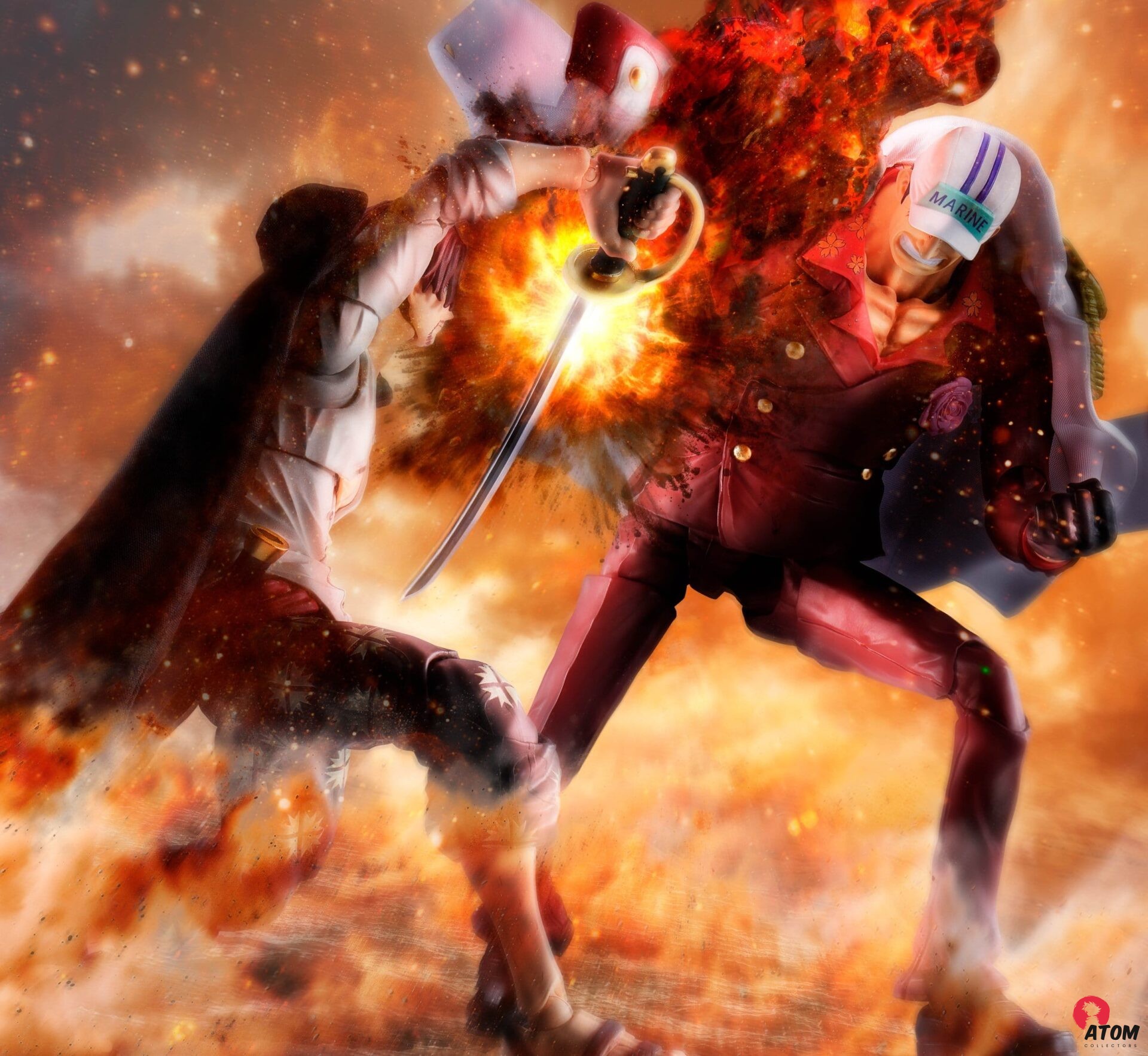 One Piece figurine - S.H.Figuarts - Sakazuki (Akainu) -Marineford- (20 cm) - Bandai Tamashii Nations – Image 9