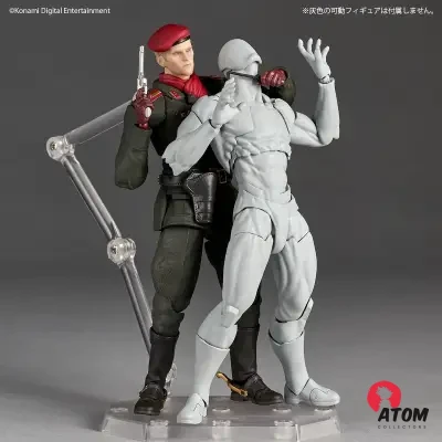 Revoltech A.y. Metal Gear Solid Delta Snake Eater Ocelot Action Figure - (16.5 cm) - Kaiyodo – Image 4