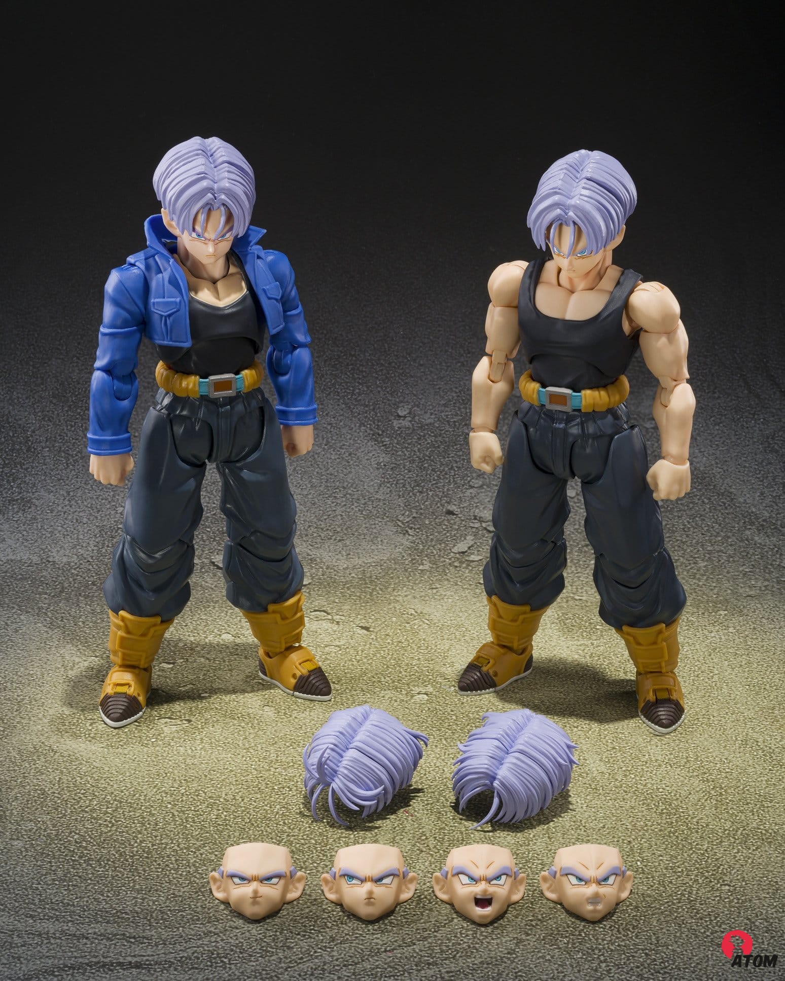 Figurine S.H. Figuarts -Dragon Ball - Figurine Trunks Group Base Ver.B Limited Edition - (14 cm). Bandai Tamashii Nations – Image 6