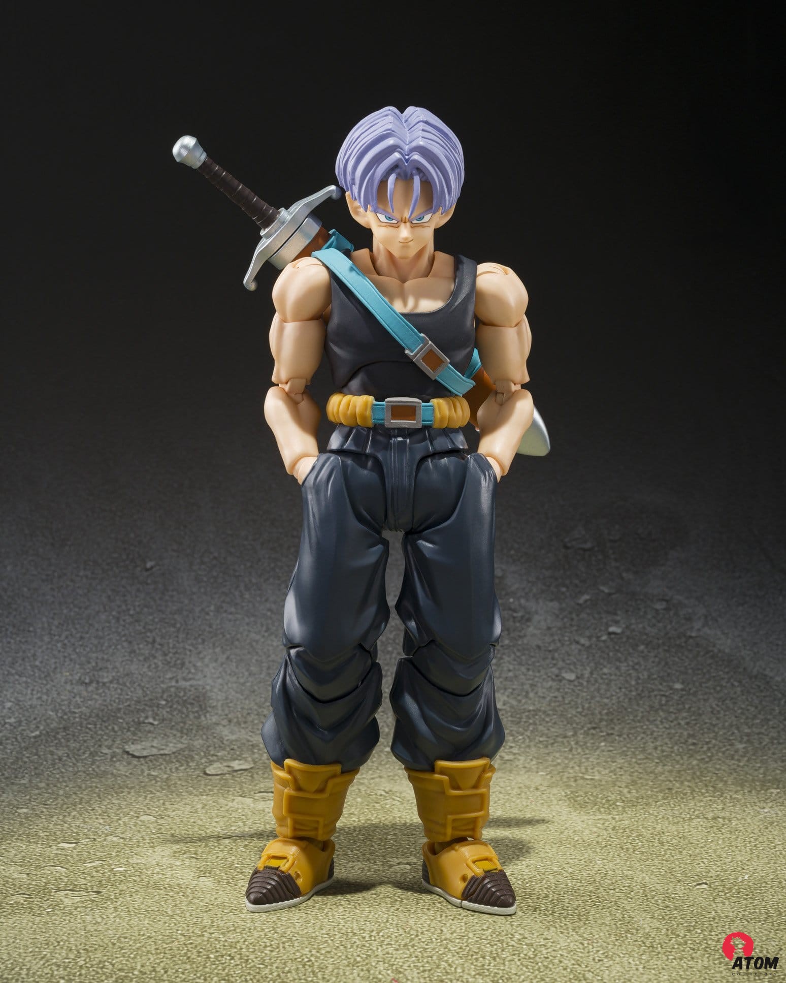 Figurine S.H. Figuarts -Dragon Ball - Figurine Trunks Group Base Ver.B Limited Edition - (14 cm). Bandai Tamashii Nations – Image 2