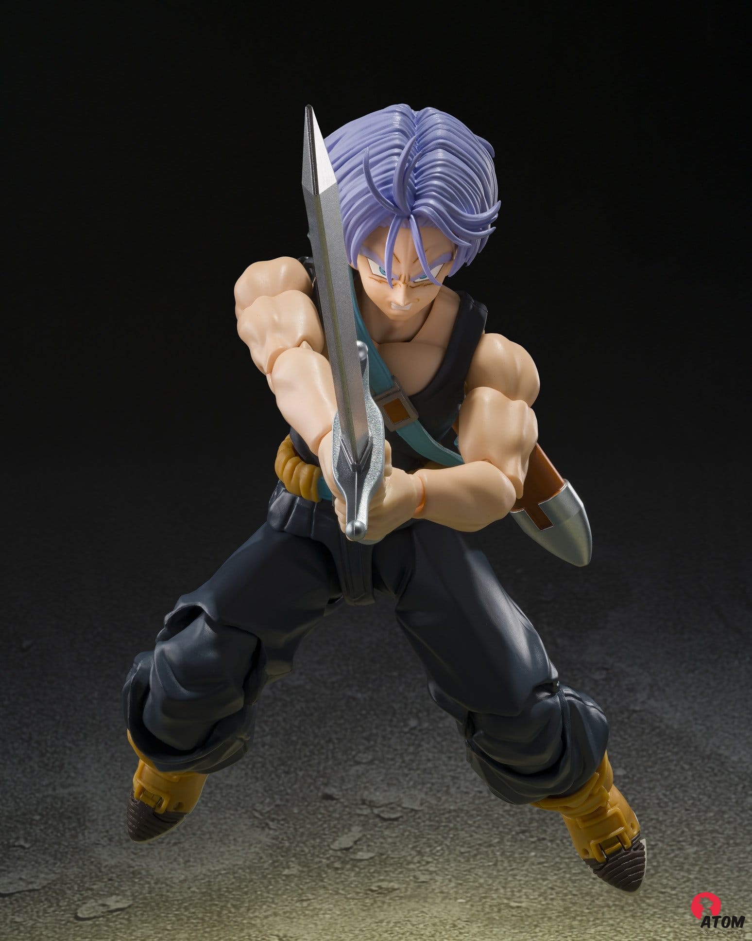 Figurine S.H. Figuarts -Dragon Ball - Figurine Trunks Group Base Ver.B Limited Edition - (14 cm). Bandai Tamashii Nations – Image 7
