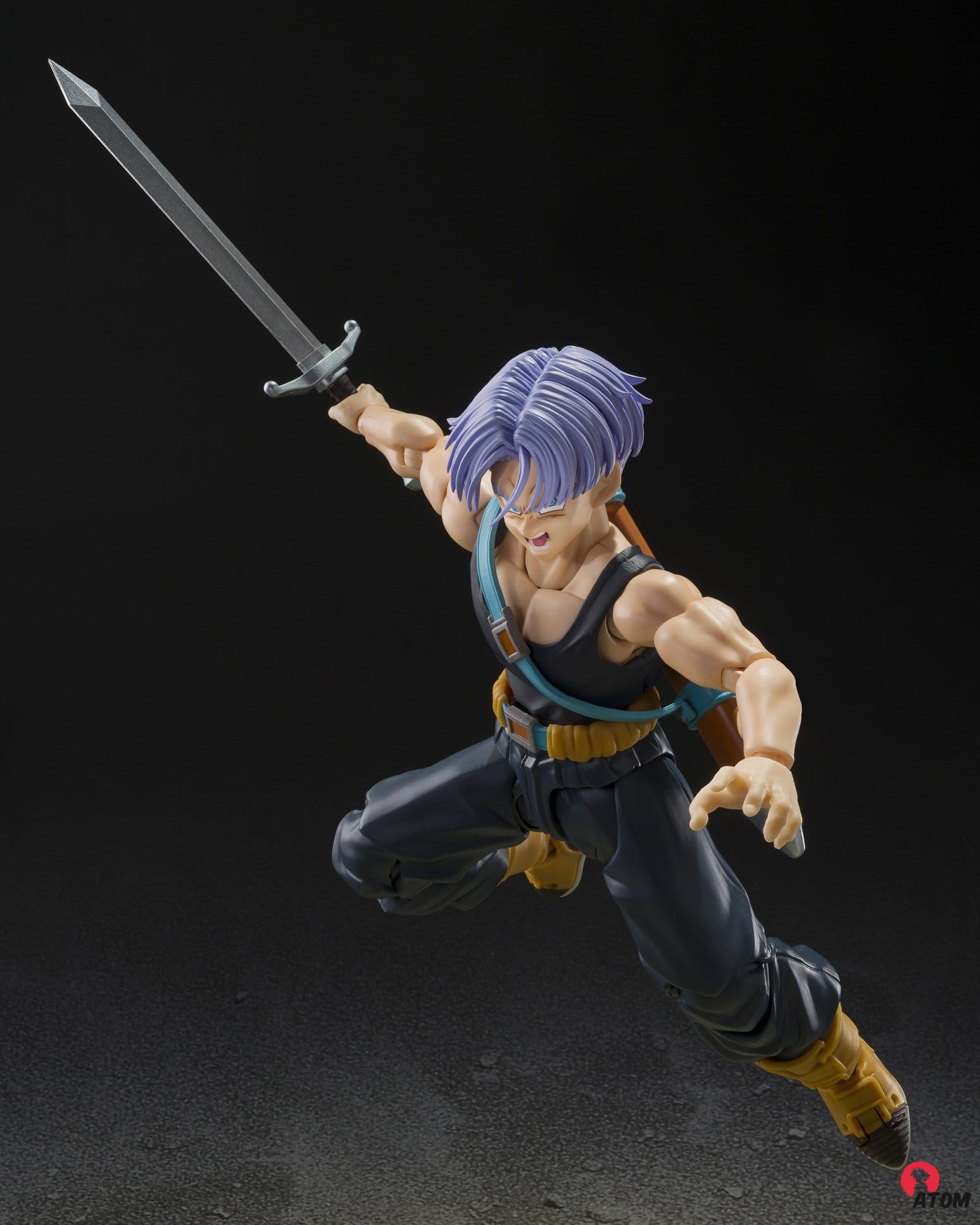 Figurine S.H. Figuarts -Dragon Ball - Figurine Trunks Group Base Ver.B Limited Edition - (14 cm). Bandai Tamashii Nations – Image 8