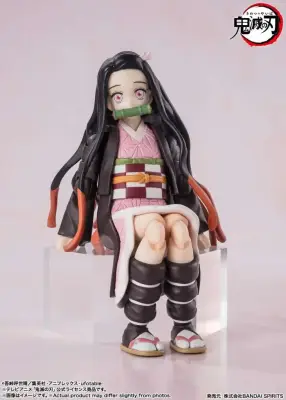 Figurine S.H. Figuarts - Demon Slayer- Nezuko Kamado - (13 cm) . Bandai Tamashii Nations – Image 3