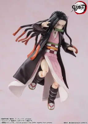Figurine S.H. Figuarts - Demon Slayer- Nezuko Kamado - (13 cm) . Bandai Tamashii Nations – Image 4