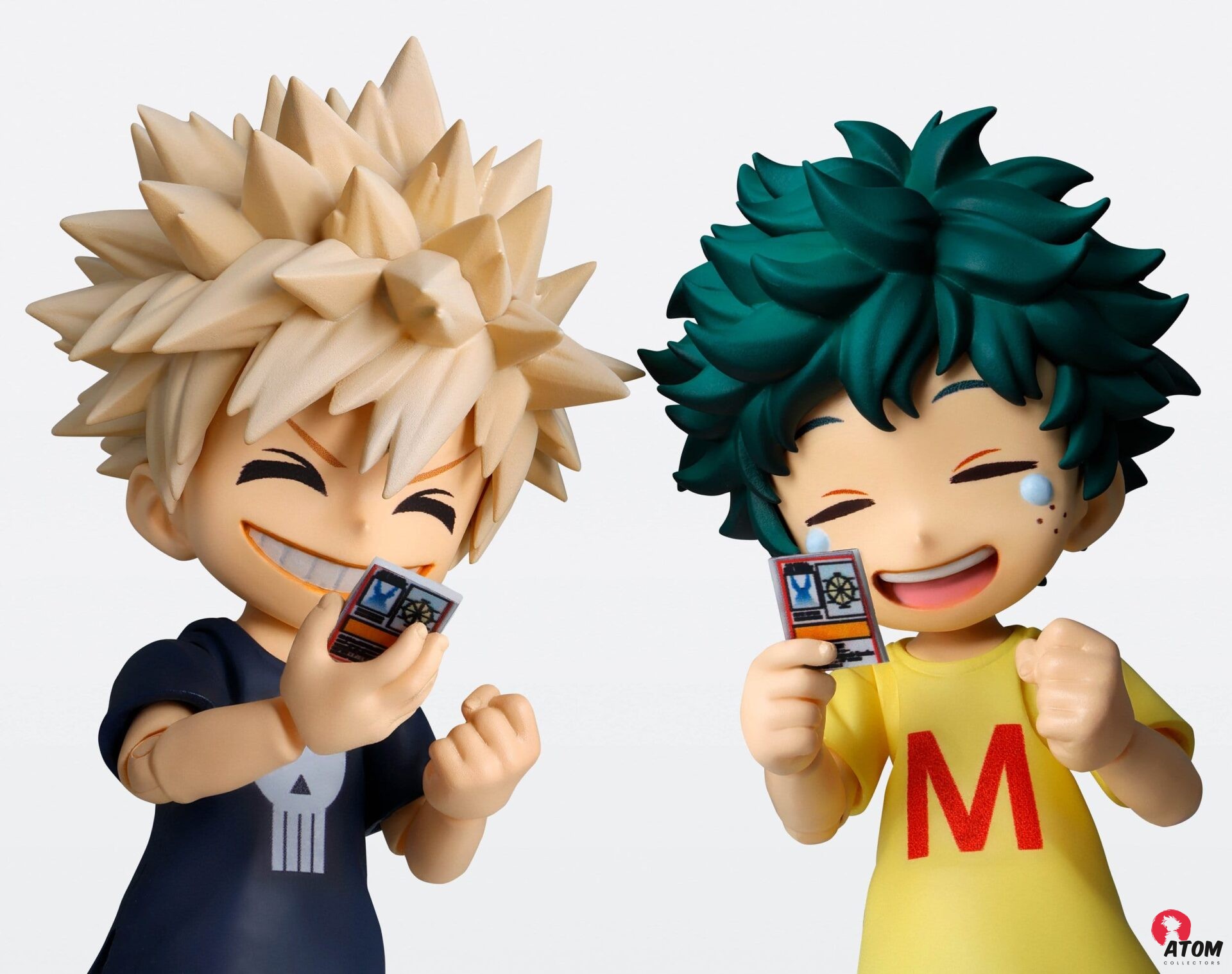 Figurine S.H. Figuarts - My Hero Academia -Izuku Midoriya & Katsuki Bakugo -Childhood Set- ( 9 cm) . Bandai Tamashii Nations – Image 4