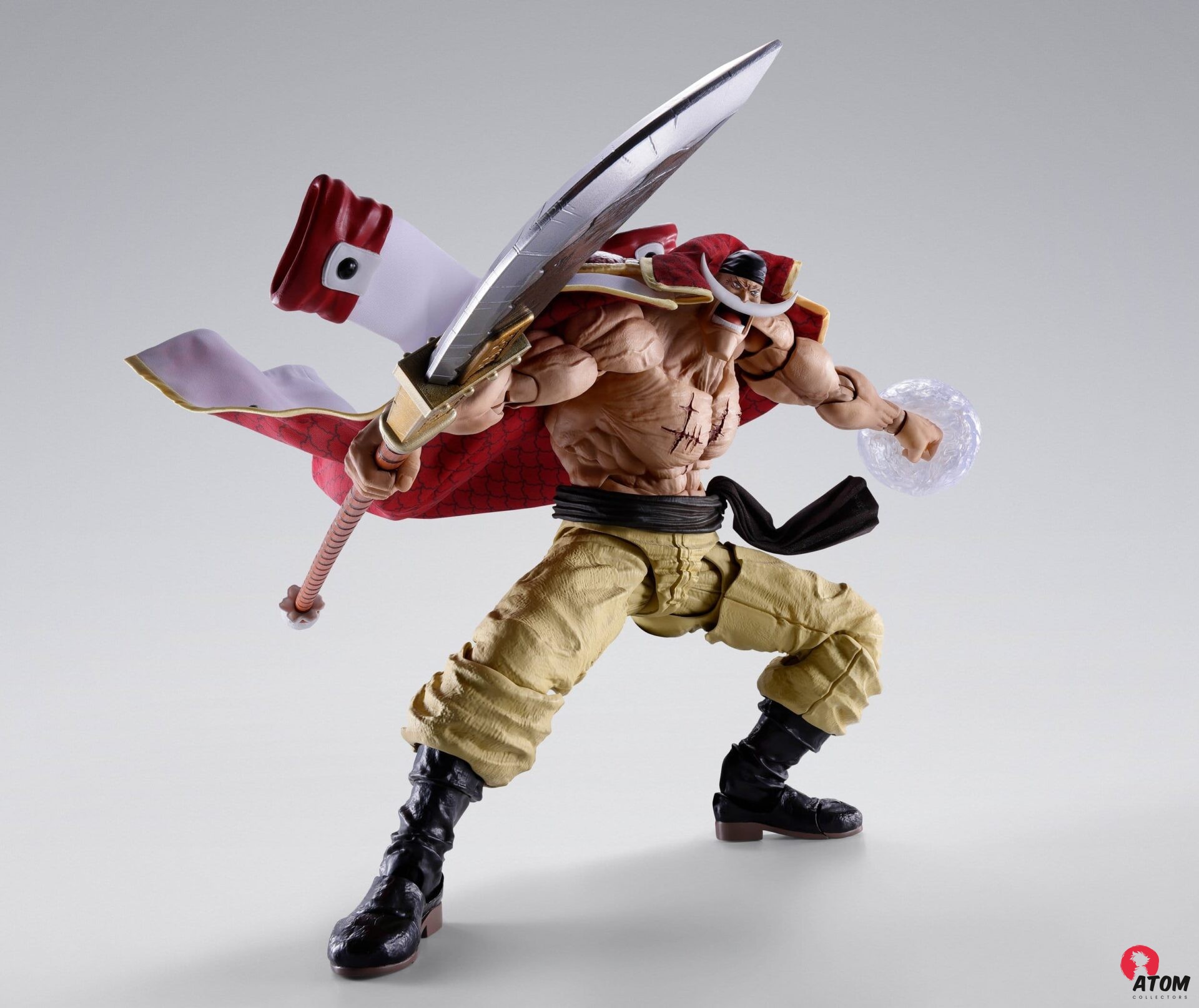 Figurine S.H. Figuarts -One Piece - Edward Newgate -Marineford- (25 cm) - Bandai Tamashii Nations – Image 6