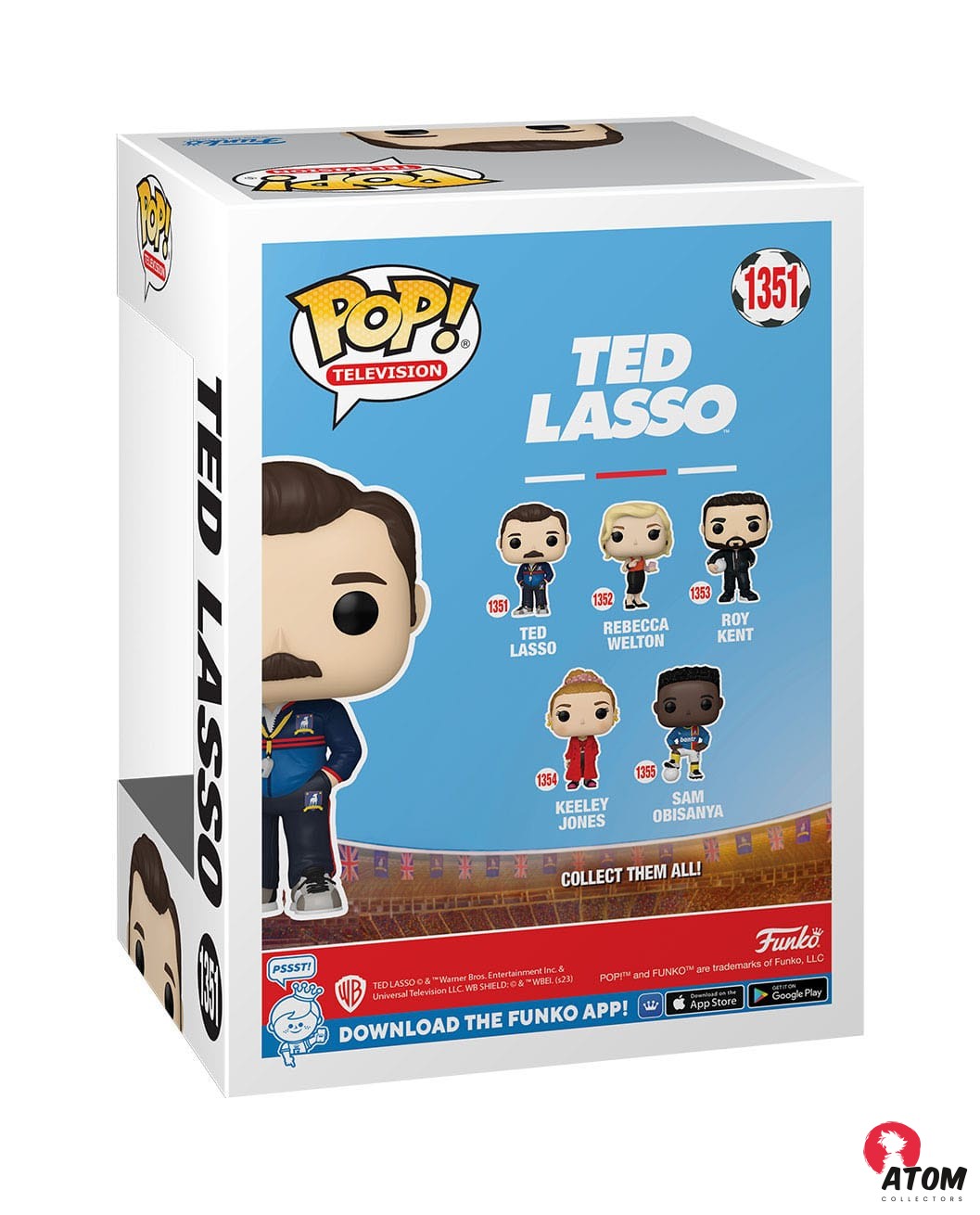 Ted Lasso POP! TV Vinyl figurines Ted (6) - 9 cm - Funko – Image 2